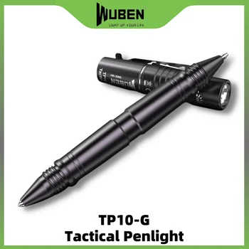 TP10-G Taktiskās Pildspalvu, lai Self-Defense, Uzlādējams Ūdensdrošs LED Lukturīti, Logu Breaker, Lodīšu Pildspalvu Multitool EDC Rīks