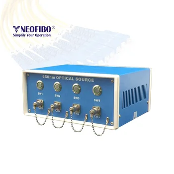 Neofibo VFL-4C gaismas avots, kabeli, optiskās jaudas mērītājs un enerģijas avots regulējami centrālās mini portatīvo optiskās šķiedras gaismas avots