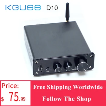 KGUSS D10 TPA3255D2 D Klases Daudzfunkcionālu Digitālo Pastiprinātāju, Bluetooth 5.0 80W*2