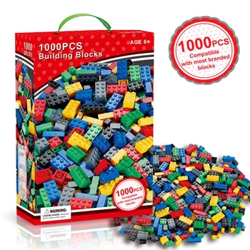 1000 DIY Maza Granulu Celtniecības Bloki Klasisko Ķieģeļu Montāža Bērnu Puzzle Iedvesmoja Rotaļlietas Izglītojošās Rotaļlietas, Celtniecības Bloki