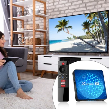 Ciparu Displejs Smart Televizora Kastē Vairākus Izmantot Medias Spēlētājs TV Kaste Mājās Guļamistaba