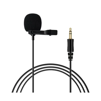 Vienvirziena Mikrofons (3,5 mm Lavalier saspraudes Mikrofoni Mini Audio Mikrofons Kameras Datoru, Klēpjdatoru Tālruni