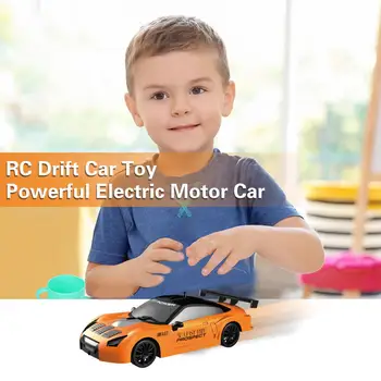 RC Drift Auto, Rotaļu Spēcīgu Mehānisko ātrgaitas Elektriskā Transportlīdzekļa 4WD Sacīkšu Auto Rotaļlietas Zēniem Meitenēm Tālvadības Sacīkšu Auto Dāvana Bērnam