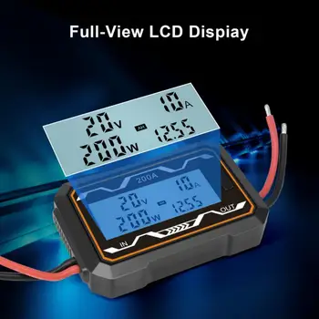 200A Augstas Precizitātes RC Watt Mērītāju Un Power Analyzer Akumulatoru Testeris Backlight LCD Elektriskā Analyzer Digitālo Wattmeter DC 0-60V