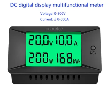 PZEM-025 DC ciparu displejs sprieguma Ammeter multi-function ammeter spēka un enerģijas patēriņa testeri multimetrs