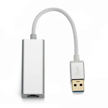 USB 3.0 Ethernet Adapteris USB Tīkla Karte ar RJ45 10/1001000Mbps Lan-Win7/Win8/Win10 Par Macbook Klēpjdatoru Ethernet USB