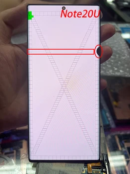 100% Testēti ekrāns Samsung Galaxy Note 20 Ultra N985 LCD skārienekrānu, Digitizer rezerves Daļu nomaiņa Ar melniem punktiņiem