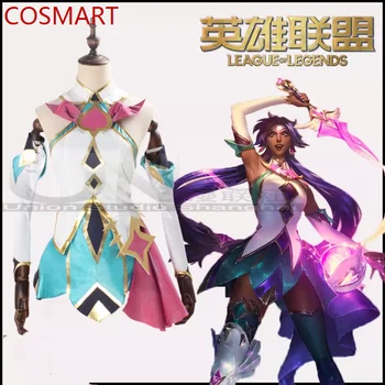 COSMART League Of Legends Apsargs Zvaigznes Nilah Kleita Cosplay Kostīmu Cos Spēli Anime Puses Vienotos Hallowen Spēlē Drēbes