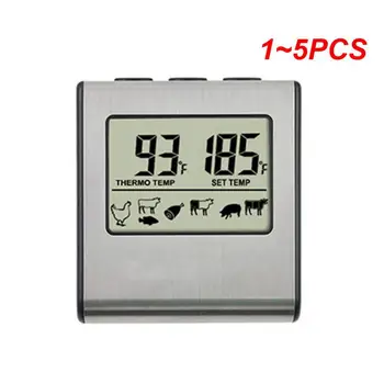 1~5GAB Thermopro TP16 LCD Ciparu Cooking Pārtikas Termometrs BBQ Gaļas Termometru, Krāsns, Nesmēķētāju Taimeris Pulkstenis ar Nerūsējošā Tērauda
