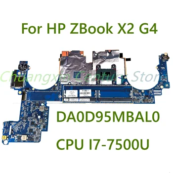 HP ZBook X2 G4 Klēpjdators mātesplatē DA0D95MBAL0 ar CPU I7-7500U 100% Testēti Pilnībā Darbu