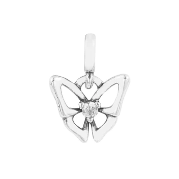 MAN Butterfly Mini Vilināt 3.5 MM Caurumu Šarmu Der Man Savākšanas Plānas Aproce 925 Sterling Sudraba Pērlītes par Rotaslietu izgatavošana