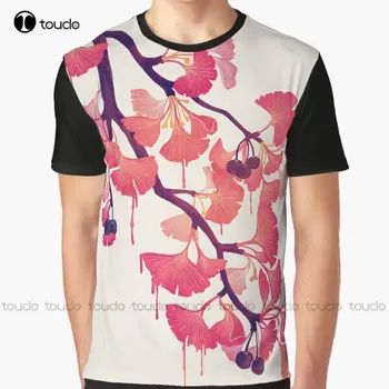 O Ginkgo Grafiskais T-Krekls Pasūtījuma Aldult Pusaudžu Unisex Digitālā Druka Tee Krekli Pasūtījuma Dāvanu Xxs-5Xl Streetwear