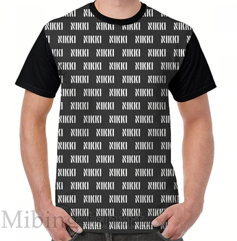 Smieklīgi izdrukāt vīriešu t krekls sievietēm, Topi, t-veida NIKKI SIXX Grafiskais T-Krekls O-veida kakla Īsām Piedurknēm Gadījuma tshirts