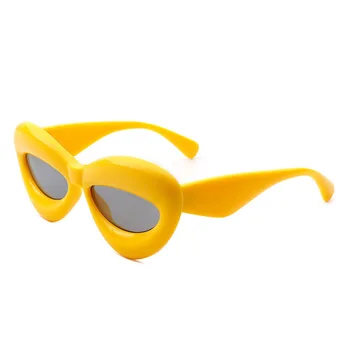 2023 Jaunu Kaķu Acu saulesbrilles Personalizētu Personalizētu Lūpu stils Stils Dīvaini Montermia Modes Bokseris