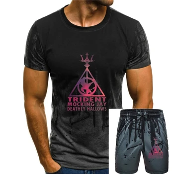 Mīksto Hernandey Vīriešu Percy Jackson Grafiskais Kokvilnas Tee T-Krekls Melns