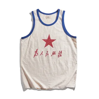 2023 Vasaras Ķīniešu Stilā Bambusa, Kokvilnas Veste Vīriešiem Vintage Gadījuma Zaudēt Bez Piedurknēm T-Krekli Vīriešu Sporta Zāle Ikdienas Krekls