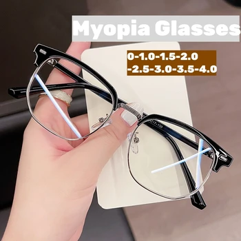 Jaunu Ultravieglajiem Gatavo Tuvredzība Brilles Pārredzamu Mīnus Dioptriju Brilles Moderns Laukumā Pie Redzes Brilles Vīriešiem Sievietēm
