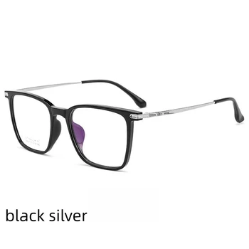 51mm Taisnstūra Ultravieglajiem TR Biznesa Vīriešiem Brilles Recepšu Brilles Rāmji Sieviešu Modes Pilna loka Briļļu S9167S