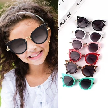 Bērnu Saulesbrilles Cat Eye Vintage 2023 Bērniem, Meitene, Zēns, Gudrs Eyewear Bērnu Toņos Brilles UV400 Modes Zīdaiņu Brilles