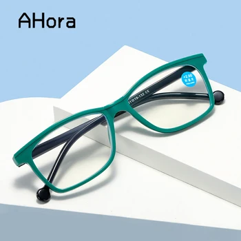 Ahora Anti Zilā Gaisma Laukumā Vecuma Tālredzība Lasīšanas Brilles Rāmis Sievietēm, Vīriešiem Ar Pakāpe 0 +1.0 +1.5 +2.0 +2.5 +3.0 +3.5 Brilles