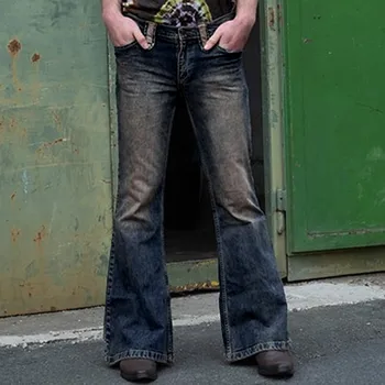 Vīriešu Vintage Kabatas Uzliesmojums Džinsi Iela Populārs Sporta Bikses Harajuku Stils Zaudēt Gadījuma Bikses Unisex īsās Treniņbikses Pantalones