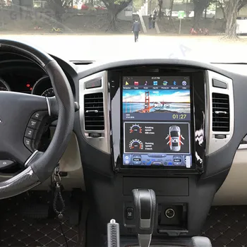 Tesla Multivides Ekrāna PX6 Android 9.0 Auto Radio Atskaņotājs MITSUBISHI PAJERO V97 V93 Shogun Montero Automašīnu GPS Navigācijas CARPLAY
