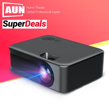 AUN A30 MINI Projektors portatīvais Mājas Teātris Smart TV Lāzera Projektoru 3D Kino LED Videoprojector 4k 1080P Filmas, Izmantojot HD Ostas