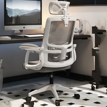Regulējams Dizaina Biroja Krēsla Pagalvi Riteņu Rullīšu Turekli Biroja Krēsls Ergonomisks Izpildu Silla Oficina De Biroja Mēbeles