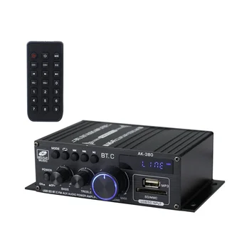 Ak380 800W 12V Jaudas Pastiprinātāju Bluetooth Stereo Mājas Auto BASS Audio Amp Mūzikas Atskaņotāju, Auto Skaļrunis D Klases FM USB/SD