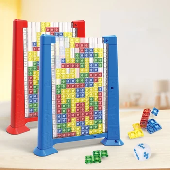 2023 Bērnu Rotaļu Koka 3D-trīsdimensiju Tetris Puzzle Puzzle Bērnu Agrīnās Izglītības Mīklu Domāšanas Spēle Bloki