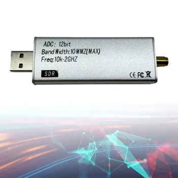 Plaša Frekvenču Diapazoni Digitālo Uztvērēju USB 10KHz-2GHz Pilna Datumi Programmatūras Radio Uztvērējs/ar Antenu