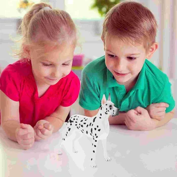 Spilgti Simulācijas Dzīvnieku Modeli Kucēns Atzīšanu Suns Dekors Lielas Plastmasas Bērnu